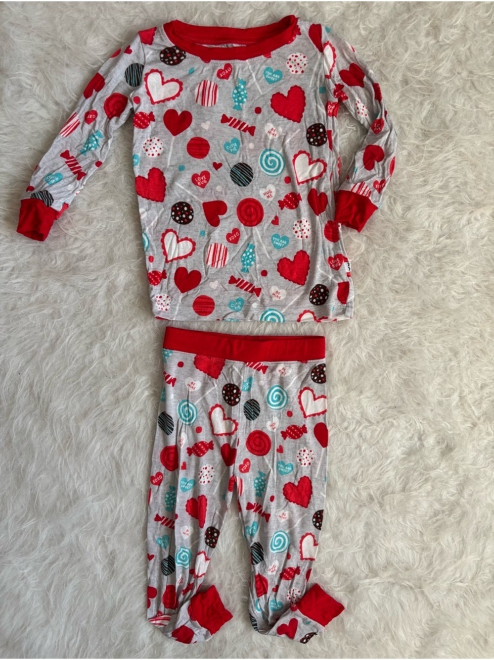 Little Sleepies Butter Soft Valentine’s Pajama Set